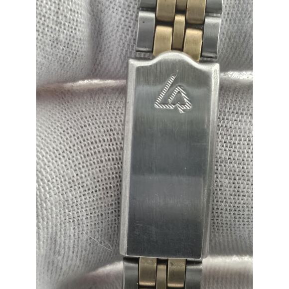 Vintage Lorus V827 Ladies President Style Fluted Bezel Day Date NOS New Battery - Picture 6 of 11